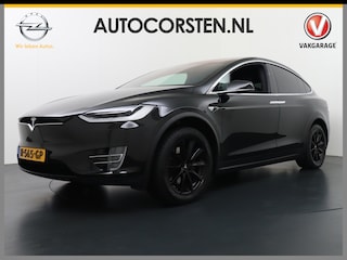 Tesla Model X 75D All Wheel Drive Trekhaak Luchtvering Adaptive Cruise Enchanced AutoPilot Premium Connectivity Panoramaraam Vleugeldeuren Camera's Elektr.Stoelen+Verwarmd+Geheugen Keyless Wifi 4WD Led Koplampen Lmv Led Bordherkenning Verwarmde Sproeiers-bladen Rijstrooksensor 2.250KG Trekvermogen Nieuwprijs €102.350
