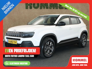 Jeep Avenger Longitude 54 kWh - ORIGINEEL NEDERLANDSE AUTO - CRUISE CONTROL - CLIMATE CONTROL - APPLE CARPLAY/ANDROID AUTO - LICHTMETALEN VELGEN 16 INCH - LED KOPLAMPEN - MULTIFUNCTIONEEL STUURWIEL - STOELVERWARMING VOORZIJDE