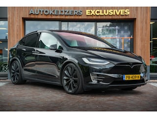 Tesla Model X 100D 6p. Autopilot Leer Alcantara Carbon Camera Trekhaak 22”LM