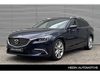 Mazda 6 Sportbreak 2.0 SkyActiv-G 165 GT-M Line / Nederlandse Auto / Eerste Eigenaar / trekhaak / Parkeercamera / Parkeersensoren / Lederen bekleding / Stoelverwarming voor / Stuurverwarming / Electrische verstelbare stoelen voor / Bestuurdersstoel met geheugen / Keyless Entry & Start