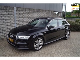 Audi A3 Sportback 1.0 TFSI Sport S Line Edition Autom Half Leder/Stof Sportst Navi Clima Audi Drive Select LED Kopl Cruise PDC LMV