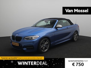 BMW 2-serie Cabrio M240i High Executive | Nette staat | | Dealer onderhouden | Estoril Blau | Navi | Led koplampen