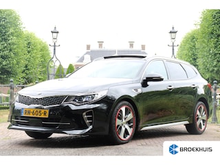 Kia Optima Sportswagon 1.7 CRDi GT-LINE AUTOMAAT | NL-AUTO! | FULL OPTION! | PANODAK | 360 CAMERA | AFN. TREKHAAK | 1 EIGENAAR! | LEDER | NAVI | ADAPTIVE CRUISE | PRACHTIGE STAAT!