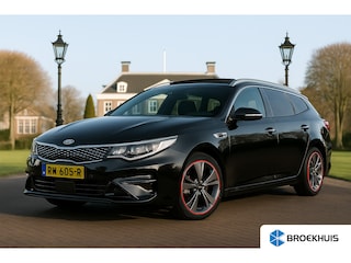 Kia Optima Sportswagon 1.7 CRDi GT-LINE AUTOMAAT | NL-AUTO! | FULL OPTION! | PANODAK | 360 CAMERA | AFN. TREKHAAK | 1 EIGENAAR! | LEDER | NAVI | ADAPTIVE CRUISE | PRACHTIGE STAAT!