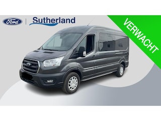 Ford Transit 350 2.0 TDCI L3H2 DC Trend 6-zits | 170pk | Dubbele Cabine | Navigatie | Camera | Trekhaak | Stoelverwarming | Armsteun
