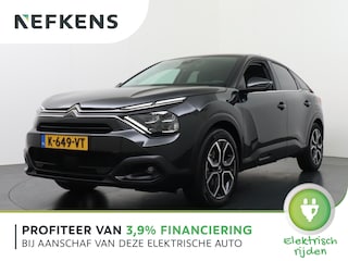 Citroën C4 EV Shine 50 kWh 136 pk | Navigatie | Achteruitrijcamera | Parkeersensoren Voor en Achter | Lederen Bekleding | Verwarmde Comfortstoelen | Full-LED Koplampen | Head-up Display | Dodehoek Detectie | Adaptieve Cruise Control | 18" Lichtmetalen Velgen | Apple Carplay/Android Auto |
