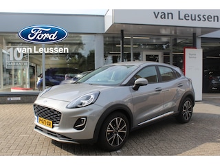 Ford Puma 125PK HYBRID TITANIUM CRUISE CLIMA STOEL/STUUR&VOORRUITVERW. WINTERPACK APPLE/ANDROID PARK-SENSOREN LM-VELGEN