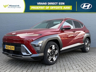 Hyundai Kona 1.6 GDI HEV 141pk DCT | Half lederen bekleding stoel & stuurverwarming