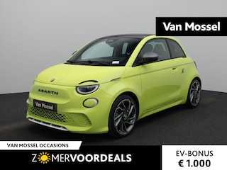 Abarth 500 Scorpionissima 42 kWh | Navigatie | Climate Controle | Cruise Controle | Camera | Parkeersensoren | Panoramadak | LMV 18" |