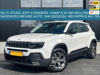 Jeep Avenger Longitude 54 kWh 21 STUKS |385WLTP|APPLE CARPLAY|ANDROID AUTO|LED|CRUISE CONTR.|KEYLESS GO|STANDKACHEL|1e EIG.|IN.BTW