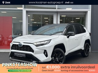 Toyota RAV4 2.5 Hybrid AWD Bi-Tone Apple Carplay/Android Auto navigatie, Stoelverwarming, Achteruitrij camera, Adaptieve cruise control, Kunstlederen/alcantara bekleding, Keyless