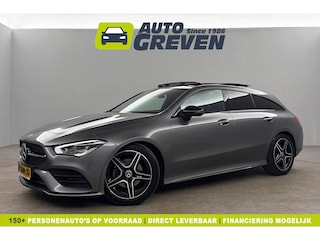 Mercedes-Benz CLA 180 AMG Pano LED Sfeerverl. Camera Memory Carplay Virtual Clima Cruise Navi PDC 18''LMV