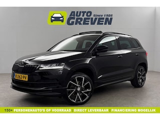 Skoda Karoq 1.5 TSI ACT 150PK Sportline DSG Pano Sfeer Trekhaak LED Virtual Camera Carplay Clima Cruise Navi PDC 19"LMV