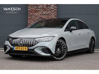 Mercedes-Benz EQE 350 AMG Line 89 kWh | Airmatic | Distronic Pro | Memory | Panoramadak | Burmester | Verwarmd Stuurwiel | Keyless Go | Camera | Warmtepomp | Leder |