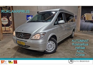 Mercedes-Benz Viano 2.2 CDI Ambiente Lang AUTOMAAT 150PK | Rijklaarprijs | ROLSTOELBUS | Hefdak | Airco | Navi | Cruise | PDC |NAP