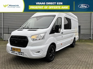 Ford Transit 350 2.0TDCI L4H3 AUTOMAAT | Uniek! | 5 pers. | volledig geïsoleerd |