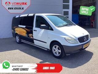Mercedes-Benz Vito 109 CDI L3 EXPORT ONLY (€6.655,- Incl. BTW/BPM Vrij!) 9 Persoons/ Kombi/ Combi/ 9P/ Sidebars/ Camera/ Trekhaak/ Airco
