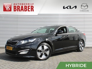Kia Optima 2.0 CVVT Hybrid BusinessLine | Leer | Navi | Airco | Cruise | 17" LM | Camera | Dealeronderhouden |
