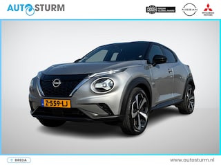 Nissan Juke 1.6 Hybrid Tekna Sound Pack | 360° Camera | BOSE Audio | 19'' Velgen | Navigatie | Apple Carplay/Android Auto | Adapt. Cruise Control | Rijklaarprijs!