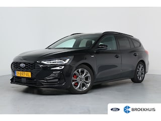 Ford Focus Wagon 1.0 EcoBoost Hybrid ST Line Style | 1e Eigenaar | Stoel-/Stuuverwarming | Navigatie | Climate Control | Keyless | Led | Camera | Parkeersensoren