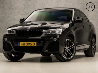 BMW X4 xDrive20i M Sport High Executive 184Pk Automaat (NAVIGATIE, M PAKKET, HARMAN/KARDON, GETINT GLAS, LEDEREN SPORTSTOELEN, STOELVERWARMING, XENON, PARKEERSENSOREN, ZWART HEMEL, NIEUWSTAAT)