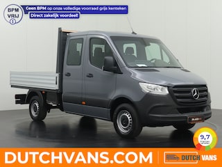 Mercedes-Benz Sprinter 319CDI 3.0V6 Dubbele Cabine Open Laadbak | Navigatie | 7-Persoons | 3500Kg Trekhaak