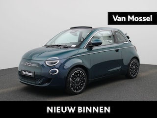 Fiat 500 C La Prima 42 kWh | Leder interieur | Navigatie | Climate Control | Parkeersensoren | LM velgen | LED Verlichting | Cam |