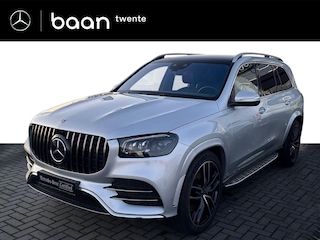 Mercedes-Benz GLS 400 d 4-Matic Premium Plus AMG Line Automaat | Distronc Plus | 7 zitplaatsen | Memory | Stoelventilatie/ verwarming voor en achter | Panoramadak | Luchtvering | Trekhaak | Burmester Surround Sound |