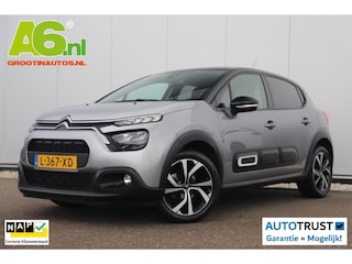 Citroën C3 1.2 PureTech Shine Navigatie Achteruitrijcamera 17 inch LMV Carplay Android Clima Cruise Rijstrooksensor