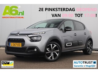 Citroën C3 1.2 PureTech Shine Navigatie Achteruitrijcamera 17 inch LMV Carplay Android Clima Cruise Rijstrooksensor