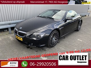 BMW 6-serie Cabrio 645Ci 172Dkm.NAP, AUTOMAAT, Navi, Leer, 20"LM,  Vol! & z.g.a.n. APK – Inruil Mogelijk –