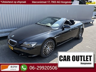 BMW 6-serie Cabrio 645Ci 172Dkm.NAP, AUTOMAAT, Navi, Leer, 20"LM, Vol! & z.g.a.n. APK – Inruil Mogelijk –