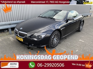 BMW 6-serie Cabrio 645Ci 172Dkm.NAP, AUTOMAAT, Navi, Leer, 20"LM,  Vol! & z.g.a.n. APK – Inruil Mogelijk –