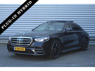 Mercedes-Benz S-klasse 580 e 510pk PHEV Lang AMG Line NL-Auto NAP Panoramadak Burmester Clima Cruise HUD 360 Camera VOL