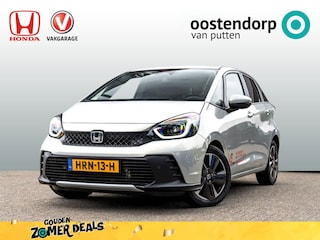 Honda Jazz 1.5 Full Hybrid Advance | Premium Sunlight Silver | NL auto | verwarmd stuurwiel | Adaptieve cruise control | stoelverwarming | privacy glass