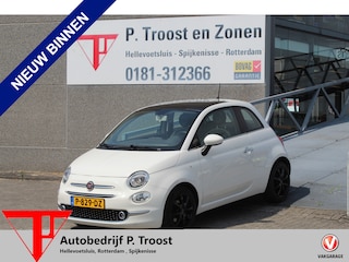 Fiat 500 0.9 TwinAir Lounge Panoramadak/Airco/Parkeersensoren/Uconnect/Virtual cockpit/LED koplampen/Multifunctioneel stuurwiel/Spraakbediening/Bluetooth/15'' Lichtmetalen velgen.