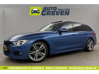 BMW 320d High Executive M-Sport 191PK Pano Leder LED 19"LMV Clima Cruise Navi PDC Stoelverw.
