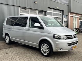 Volkswagen Transporter 2.0 TDI L2H1 4Motion DC Automaat 2xSchuifdeur Airco Cruise controle Trekhaak 2500kg Navigatiesysteem Telefoonverbinding Euro 5 Bpm vrij!!