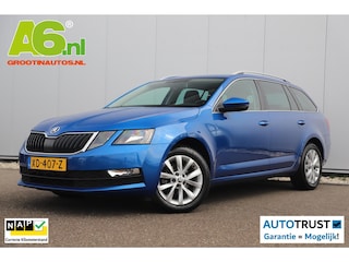 Skoda Octavia Combi 1.6 TDI Ambition Business Automaat Trekhaak Half Leder Adaptive Cruise Navigatie Carplay Android Stoelverwarming