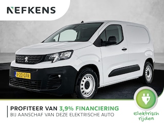 Peugeot Partner EV L1 50 kWh 136 pk Automaat | Parkeersensoren Achter | Verwarmde Comfortstoelen | Zijschuifdeur Rechts | Airco | Cruise Control | Buitenspiegels Elektrisch Verstel -en Verwarmbaar | Centrale Deurvergrendeling met Afstandsbediening |