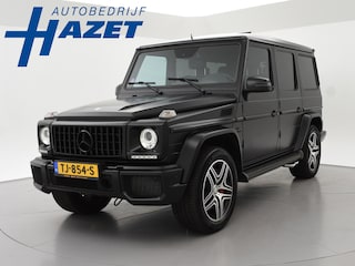 Mercedes-Benz G-klasse 63 AMG V8 544 PK G63 MAT SATIN BLACK + DESIGNO LEDER | DISTRONIC+ | STANDKACHEL | SCHUIFDAK