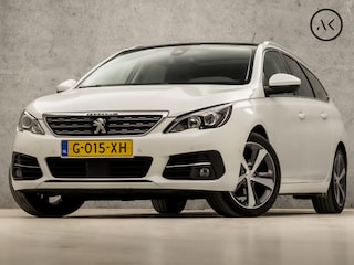 Peugeot 308 SW 1.2 PureTech Sport Automaat (PANORAMADAK, APPLE CARPLAY, STOELVERWARMING, ADAPTIVE CRUISE, SPORTSTOELEN, KEYLESS, GETINT GLAS, TREKHAAK, 360 CAMERA, NIEUWSTAAT)