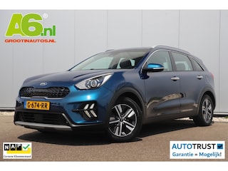 Kia Niro 1.6 GDi Hybrid DynamicLine Automaat Half Leder Navigatie Camera Adaptive Cruise Lane Assist Clima Carplay Android