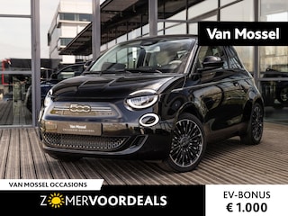 Fiat 500 La Prima 42 kWh | NAVIGATIE | ACHTERUITRIJCAMERA | STOELVERWARMING | LEDEREN STOELEN | CLIMATE CONTROL |