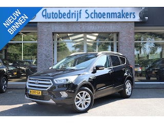 Ford Kuga 1.5 EcoBoost Titanium TREKHAAK-ELEC HALF-LEER STUUR/RUIT/STOEL/VERW. CARPLAY NAVI CLIMA CRUISE VOICE 2xPDC 17''LMV
