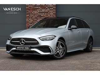 Mercedes-Benz C-klasse Estate 300 e AMG Line Aut9 | Panoramadak | Trekhaak | Leder | Camera | Sfeerverlichting | Dodehoekassistent | Stoelverwarming | Advanced Sound System | High Perf. LED |
