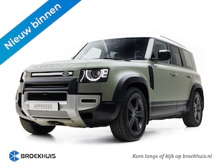 Land Rover Defender 110 P400e 110 HSE | Head-up | Stoffen vouwbaar dak | El. Trekhaak | Meridian Surround | 20 inch | Koelbox | Satin beschermfolie lak