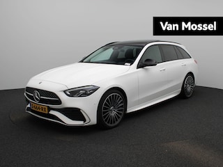 Mercedes-Benz C-klasse Estate 200 AMG Line AUTOMAAT | PANORAMADAK | AMG | ADAPTIEVE CRUISE | LED HIGH PERFORMANCE | VIRTUEEL COCKPIT | NAVIGATIE | CAMERA | STOELVERWARMING | ELEKTRISCHE STOELEN | ELEKTRISCHE KOFFERKLEP | SFEERVERLICHTING | WEGKLAPBARE TREKHAAK |