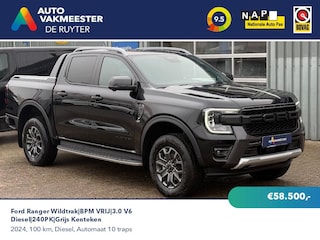 Ford Ranger Wildtrak|BPM VRIJ|3.0 V6 Diesel|240PK|Grijs Kenteken