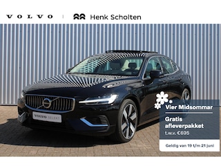 Volvo S60 Recharge T6 AWD Ultimate Bright | Long Range | Harman Kardon | 360º camera | Panoramadak | Stoel- en stuurverwarming | Verwarmde achterbank | Google Infotainment